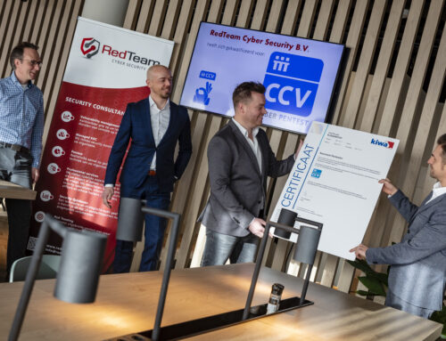 RedTeam ontvangt CCV-keurmerk voor Pentesten